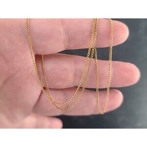 12K Gold Filled Chain Necklace Vintage